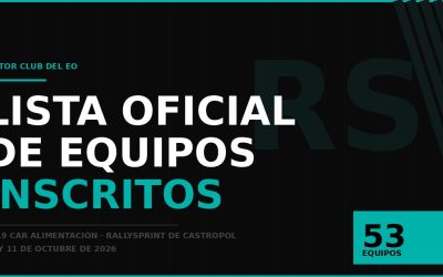 Publicación lista de inscritos